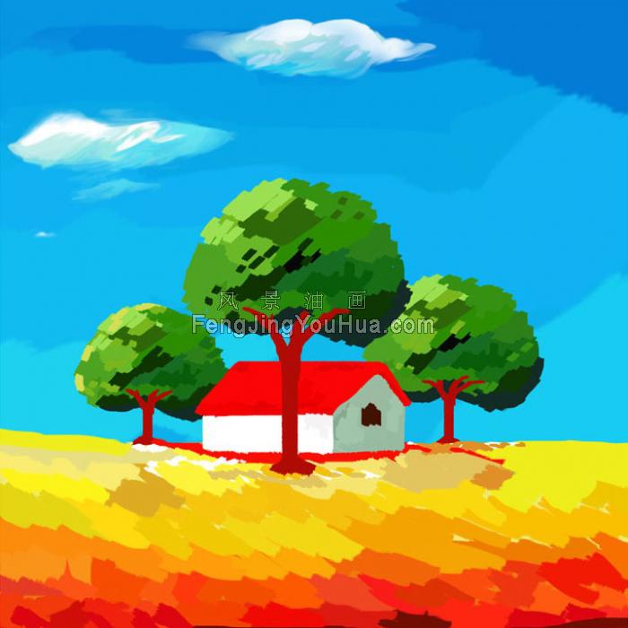 风景油画-装饰画图片