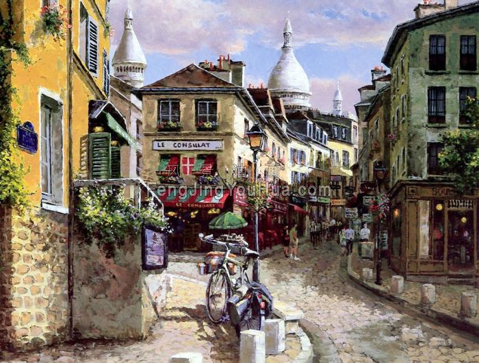 风景油画-欧洲风景画图片